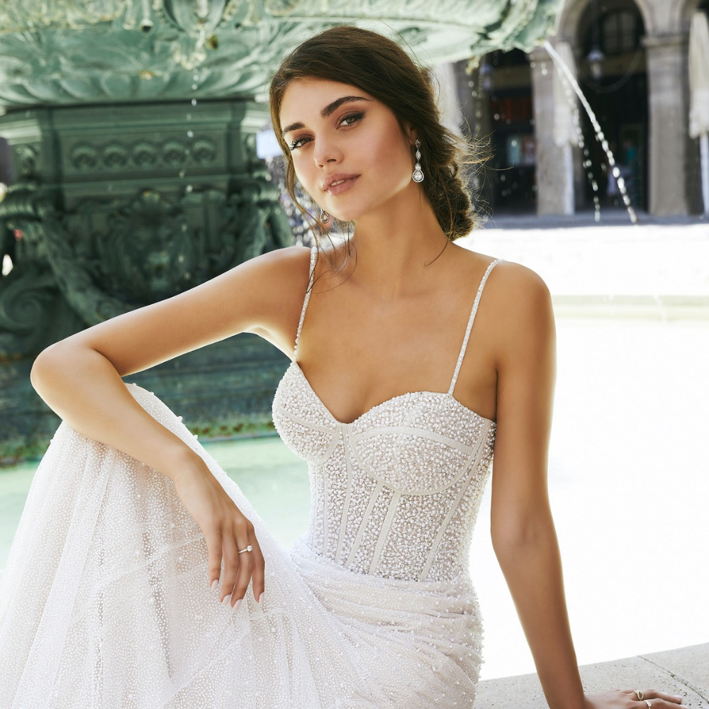 Six Sparkly Wedding Dresses to Suit Every Bride