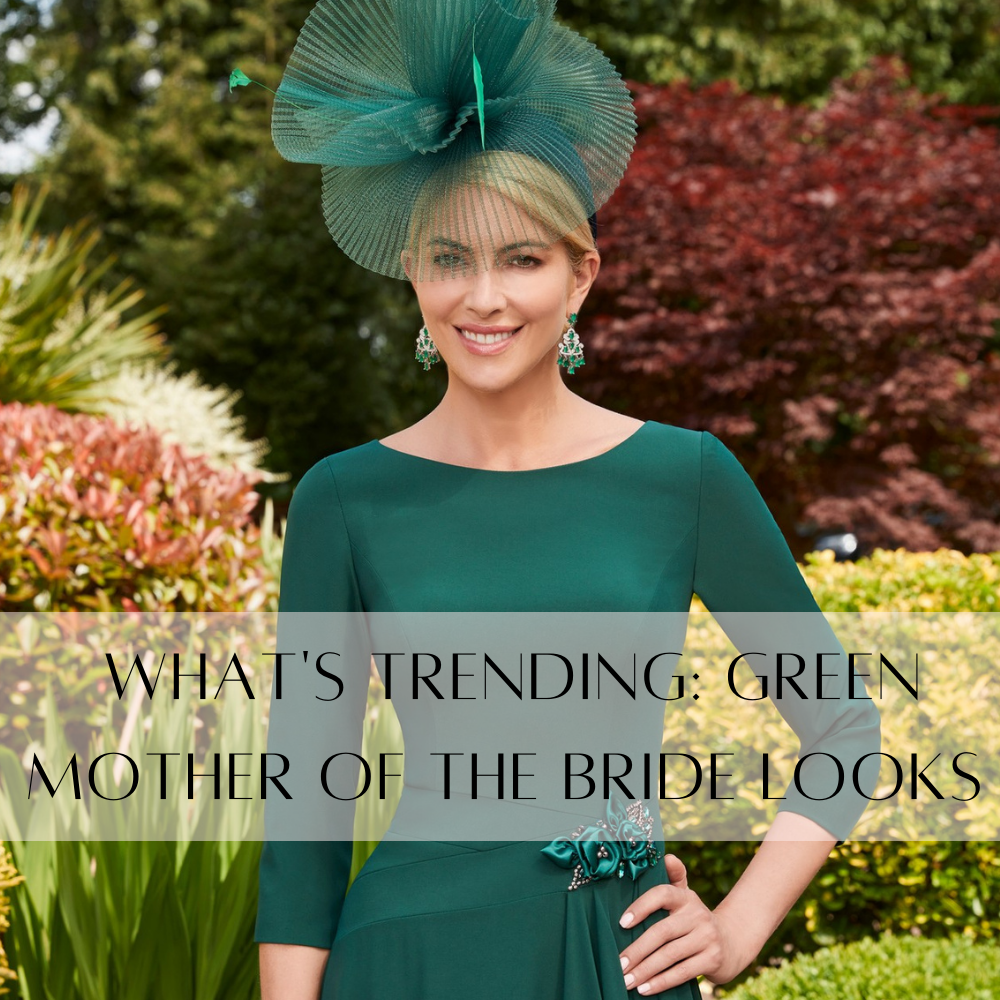 What's Trending: Green Mother of the Bride Dresses