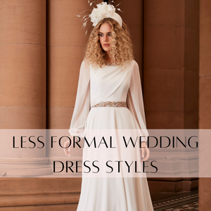 Less Formal Wedding Dress Styles